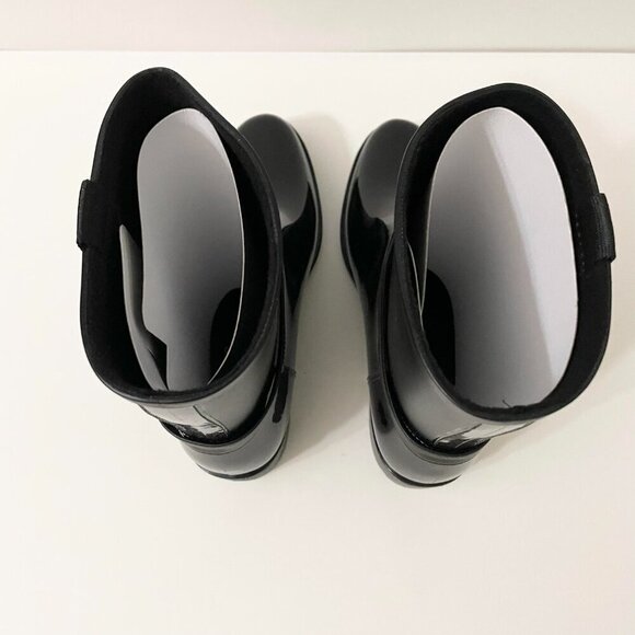 Guess Boots Womens Size 8 Black Booties Slip On Rubber Rain Boot GF Kirklin - Picture 5 of 16